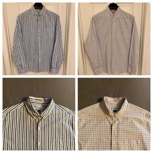 2x J. Crew Button-Down Dress/Work Shirts (LG)